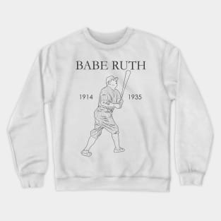 ruth baseball Crewneck Sweatshirt